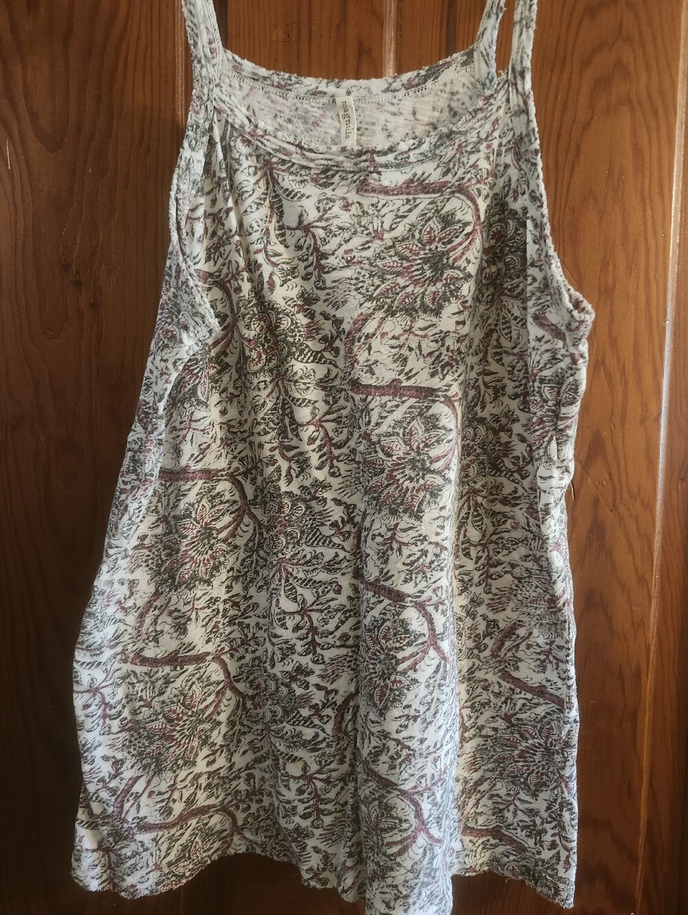 Magnolia Pearl WhitePaisley Print Tank Top